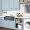 Nantucket Sinks 33 Inch Matte Black Farmhouse Fireclay Sink with Waves Apron FCFS3320S-MB-Waves - alternate 7